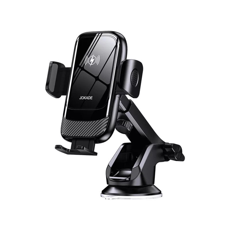 Car Phone Holder with Suction Cup & Wireless Charging JH034