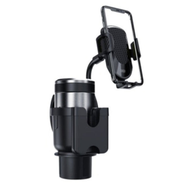 XO C140 Car Phone Holder with Cup Holder Mount – Black