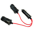 Dual Socket Car Cigarette Lighter Splitter, 12A
