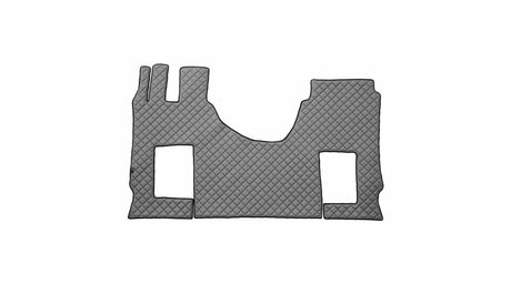 Quilted Faux Leather Floor Mat for Mercedes-Benz Actros MP4 – Fixed Passenger Seat