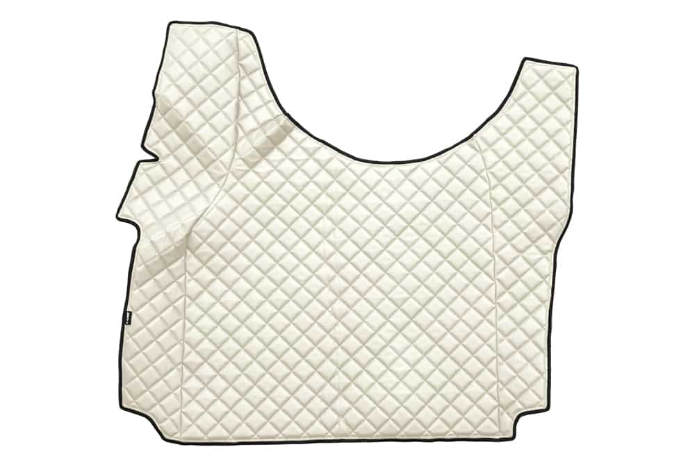 Quilted Faux Leather Floor Mat for Renault T with Engine Tunnel (From 2014)