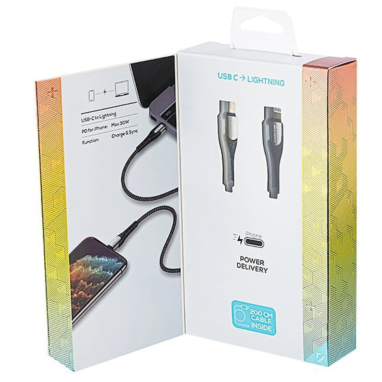 USB-C to Lightning Cable 2m, 30W Fast Charge