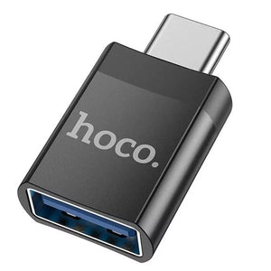 Adaptador USB Type-C macho a USB 3.0 hembra HOCO UA17 - Negro