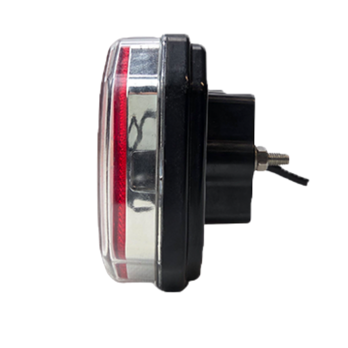 LED Rear Light 6-in-1 | Left-Right, Fog & Reverse, Triangle Reflector, 12/24V