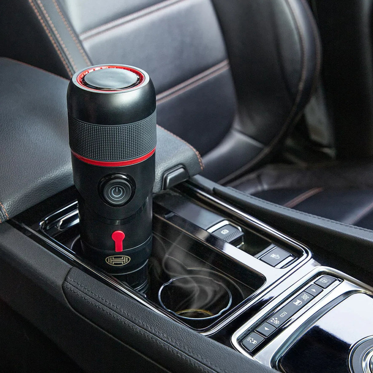 Heyner Portable Coffee Maker for Capsules & Ground Coffee, 12V