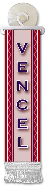 Mini zastavica s imenom (M-Z) – dekoracija s vakuumskom čašicom