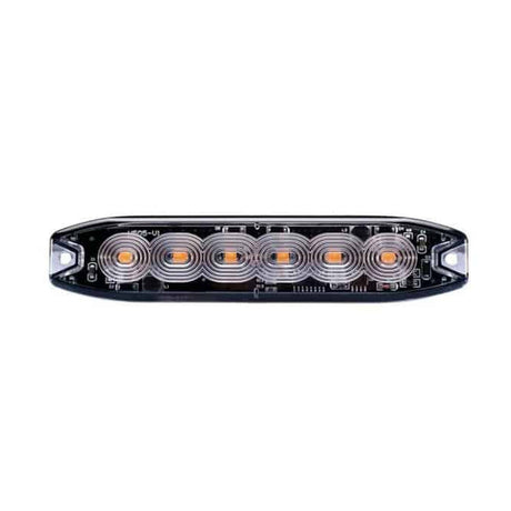 Slim Amber Strobe Light 6LED 19 Modes – Auxiliary Warning Lamp