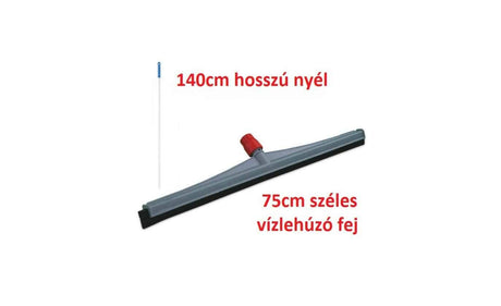 Water Squeegee with 140 cm Aluminum Handle