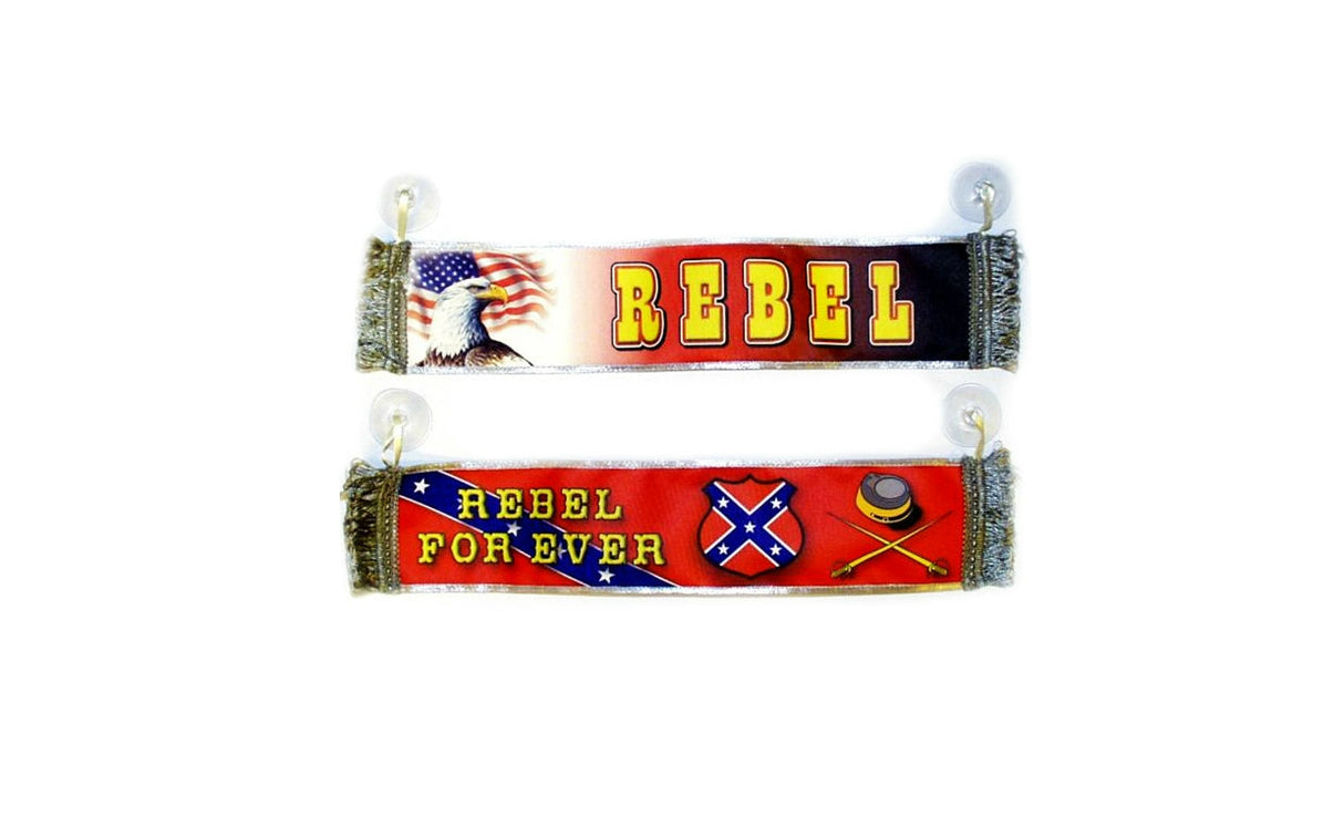 Mini Horizontal Car Flag with Suction Cups