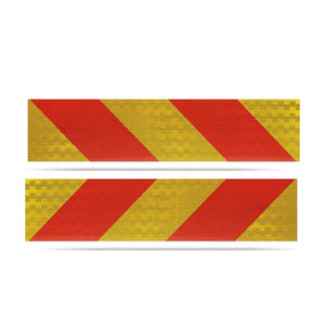 Reflective Striped E-Marked Sign – Pair