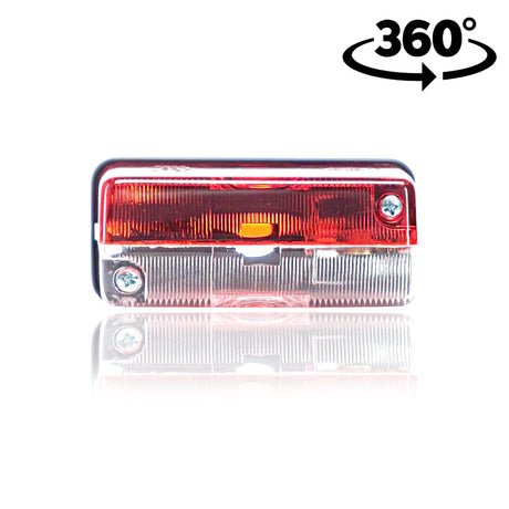 Red-White Position Lamp with Screw Mount