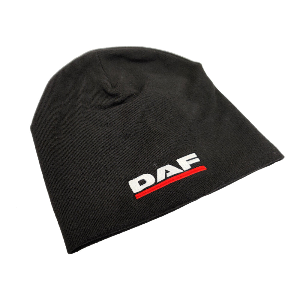 Knitted Trucker Winter Beanie with Embroidered Logo