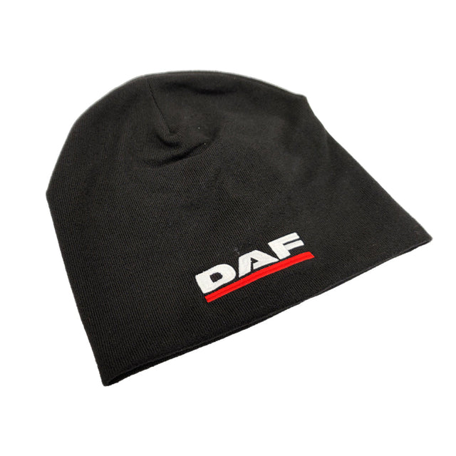 Knitted Trucker Winter Beanie with Embroidered Logo