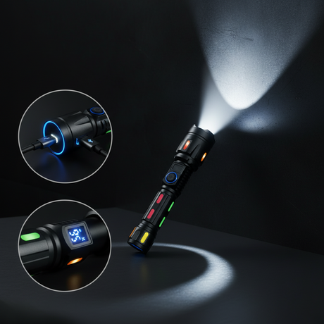 Rechargeable LED Flashlight 700 Lumens 10W