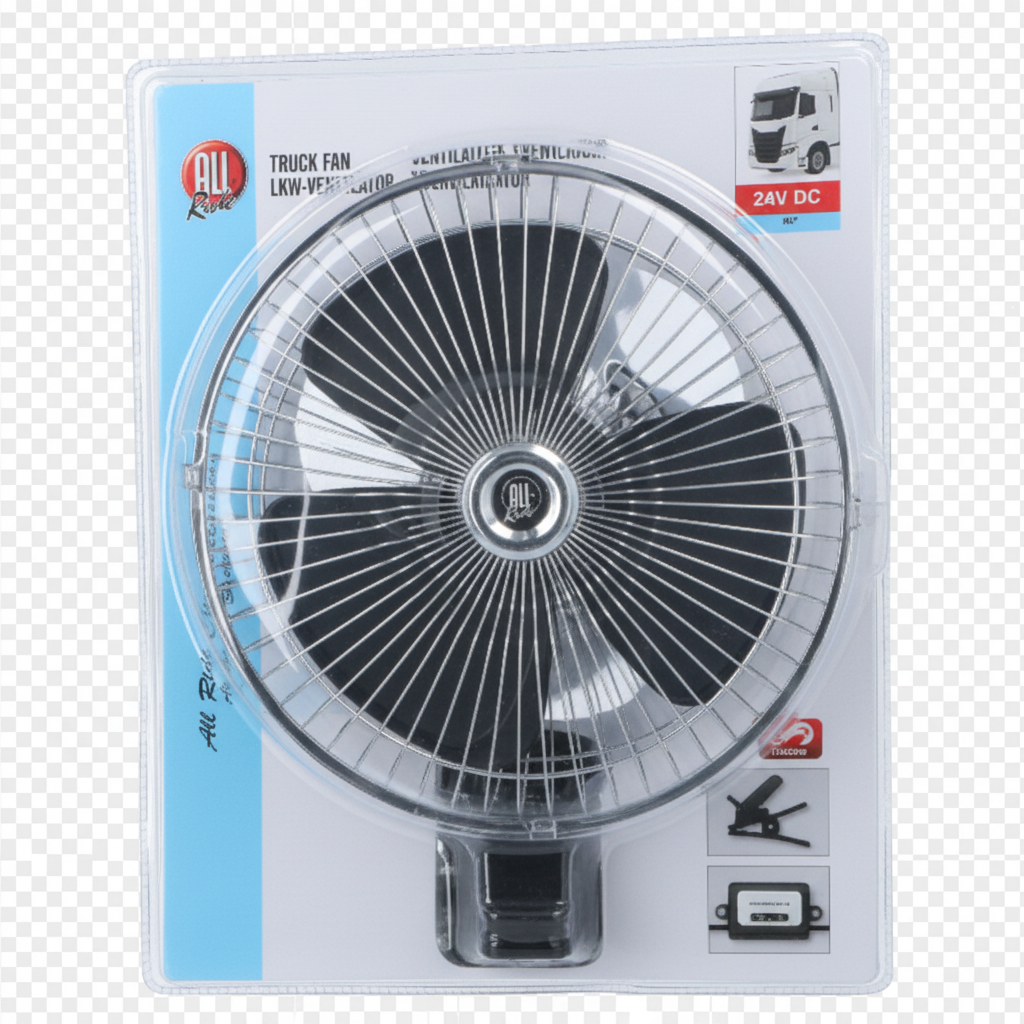 24V ventilator s sponko, 25 cm