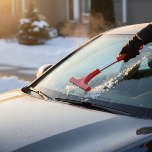 Ice Scraper with Handle and Copper Blade – 30cm